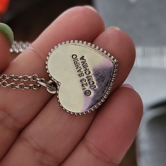 Combo sanrio hello kitty pink necklace, earrings hair clip - Picture 6 of 6